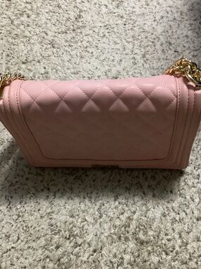 BCBG Pink Quilted Chain-Handle Crossbody New ! Never used 11x7.5